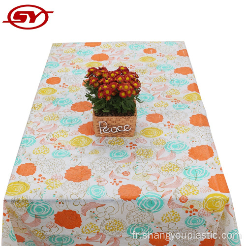 Couverture de table en flanelle Peva jetable de vente chaude